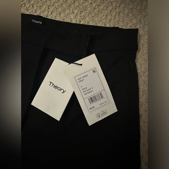 Theory Women's High Waisted Taper Pants - Picture 6 of 13